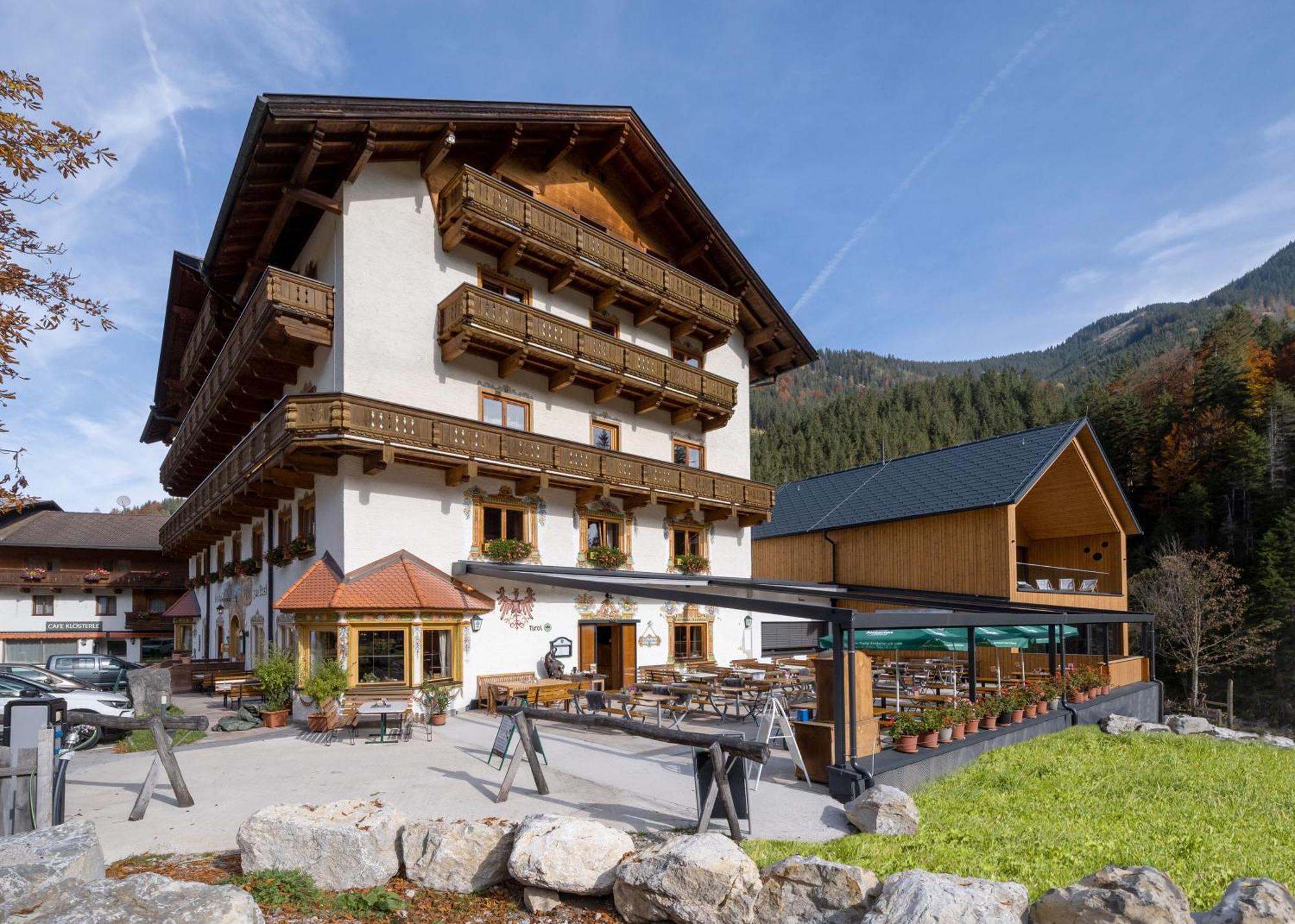 Gasthof zur Post Hinterriß Exterior foto