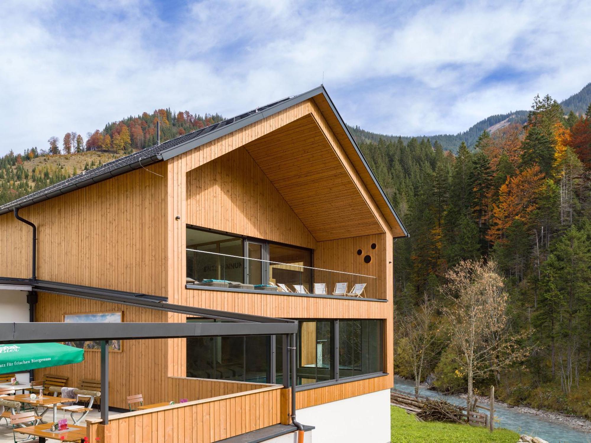 Gasthof zur Post Hinterriß Exterior foto